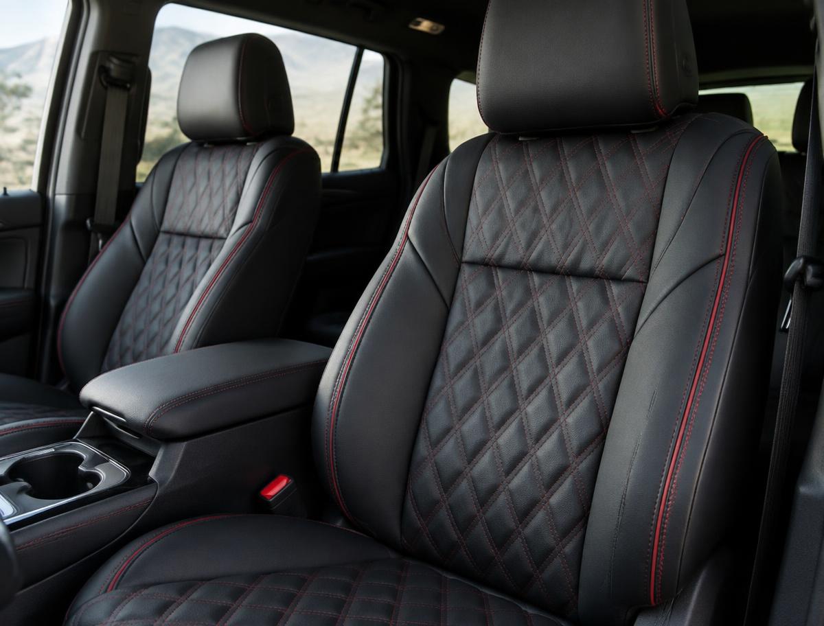 Premium custom-fitted leather seat covers
